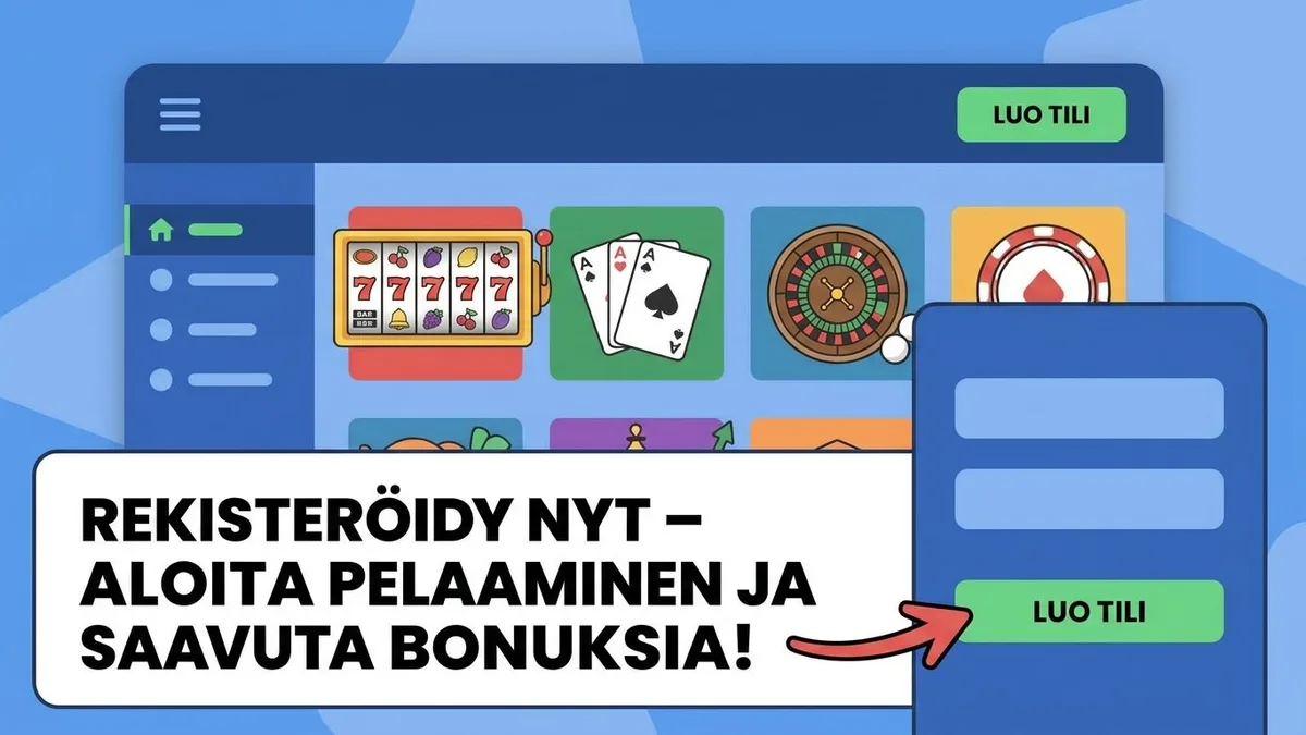 Rekisteröidy bonuksella